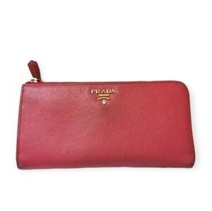 Prada Continental Zippy wallet cardholders